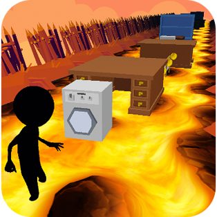 poster of Floor is Lava Runner game