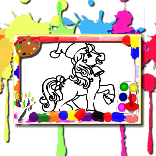poster of Play Horse Coloring Book Game Online 2024 game