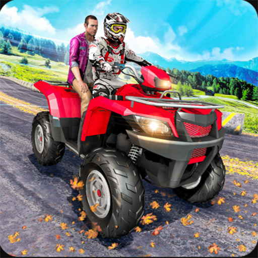poster of Play Quad Bike Traffic Racing Mania Game Online 2024 game