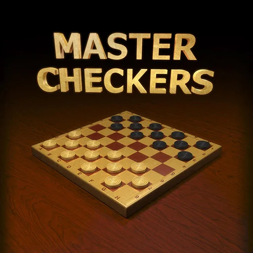 poster of Play Master Checkers Game Online 2024 game