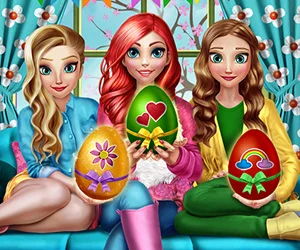 poster of Play Princesses Easter Fun Game Online 2024 game