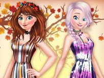 poster of Princesses BFFs Fall Party game