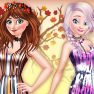 poster of Princesses BFFs Fall Party game