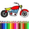 poster of BTS Motorbike Coloring game