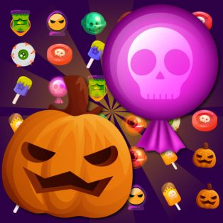 poster of Sweet Candy Halloween game