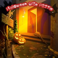 poster of Halloween Slide Puzzle 2 game