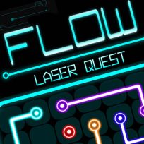 ملصق اللعبة Flow Laser Quest