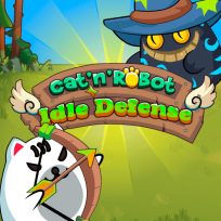 poster of CatRobot Idle TD Battle Cat game