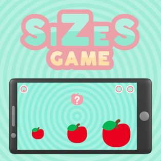 ملصق اللعبة Sizes game