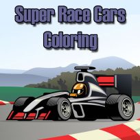 ملصق اللعبة Super Race Cars Coloring