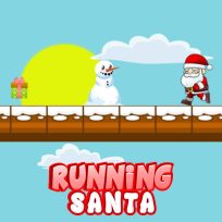 poster of Running Santa game