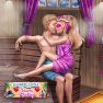 poster of Super Doll Sauna Flirting game