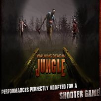 ملصق اللعبة Walking dead in Jungle Game