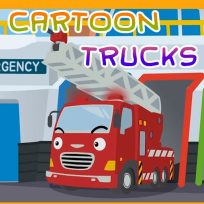 poster of Cartoon Trucks Jigsaw game