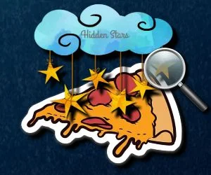 poster of Play Food Hidden Stars Game Online 2024 game