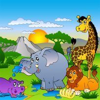 ملصق اللعبة Animals Puzzle