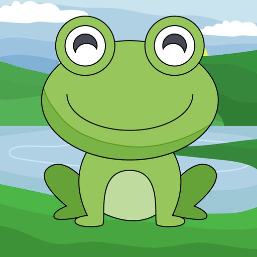 poster of Play Froggy Crosses The Road Game Online 2024 game