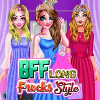 ملصق اللعبة BFF Long Frocks Style