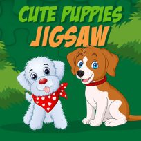 ملصق اللعبة Cute Puppies Jigsaw