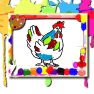 poster of Chicken Coloring Book game