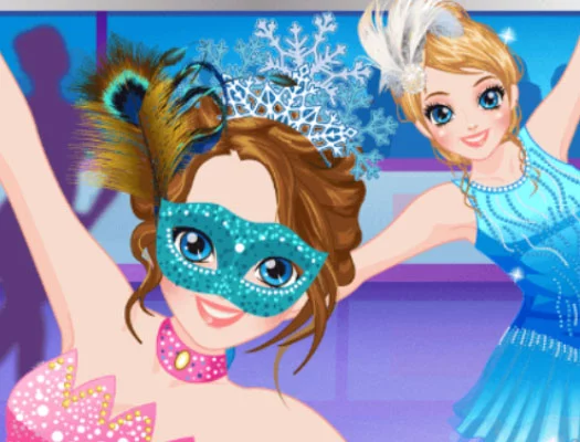 poster of Play Ice Skater Princess Dressup Game Online 2024 game