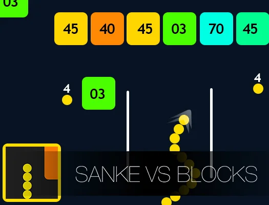 poster of Play Snake VS Blocks Game Online 2024 game