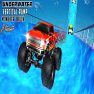 poster of Water Surfer Vertical Ramp Monster Truck Game game