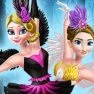 poster of Ellie and Annie Black Swan and White Swa game