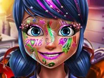 poster of Dotted Girl New Year Makeup game