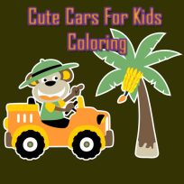 ملصق اللعبة Cute Cars For Kids Coloring