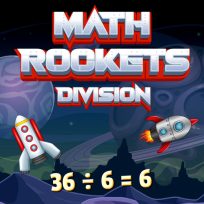 ملصق اللعبة Math Rockets Division