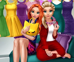 poster of Play Sisters Dressing Room Game Online 2024 game