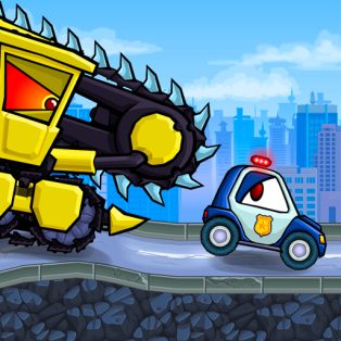 poster of Car Eats Car Evil Cars game