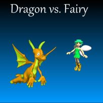 ملصق اللعبة Dragon vs. Fairy