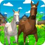 poster of Horse Family Animal Simulator 3D game