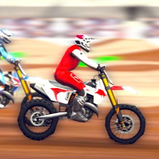 ملصق اللعبة Super MX New Race