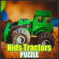 ملصق اللعبة Kids Tractors Puzzle