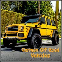 ملصق اللعبة German Off Road Vehicles