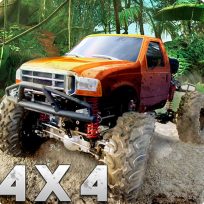 ملصق اللعبة Offroad Monster Hill Truck