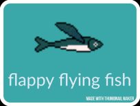 ملصق اللعبة Flappy Flying Fish