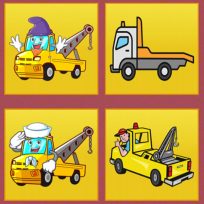 poster of Tow Trucks Memory game