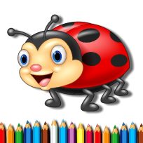 poster of Ladybug Coloring Book game