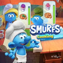 ملصق اللعبة The Smurfs Cooking