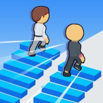 ملصق اللعبة Stair Run Online 2