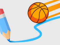 ملصق اللعبة Basketball Line