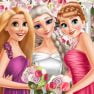 poster of Eliza and princesses wedding game