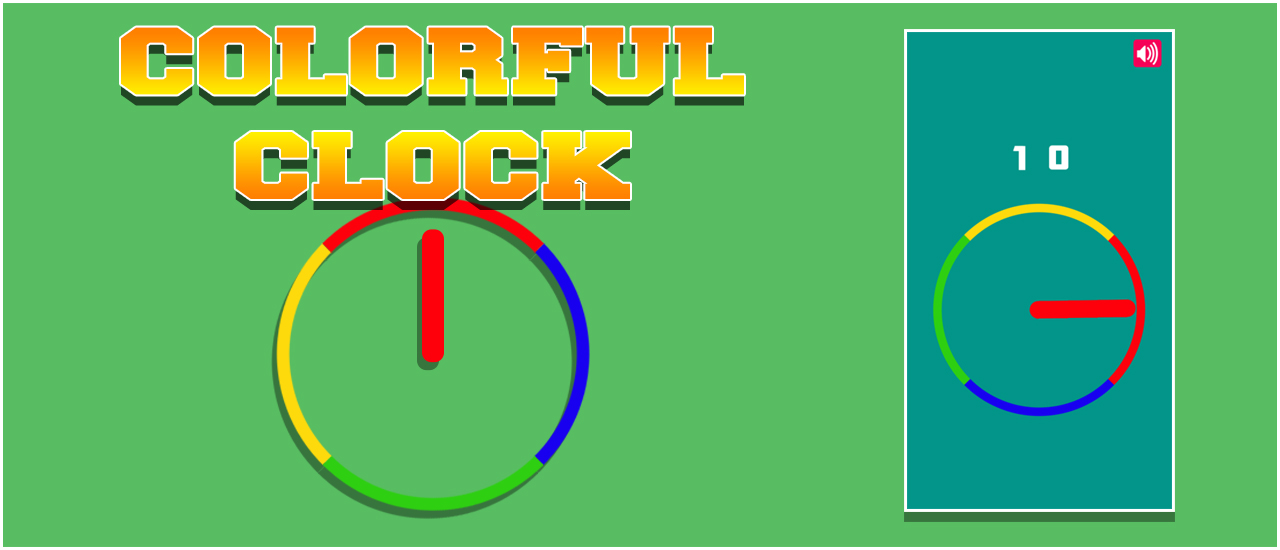 poster of Play Colorful Clock Game Online 2024 game
