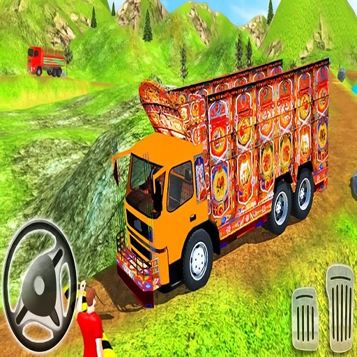 poster of Play Indian Cargo Truck Transporter Game Online 2024 game