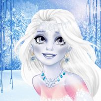 ملصق اللعبة New Makeup Snow Queen Eliza