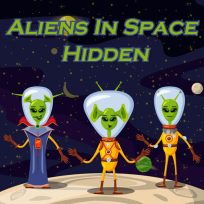 ملصق اللعبة Aliens In Space Hidden